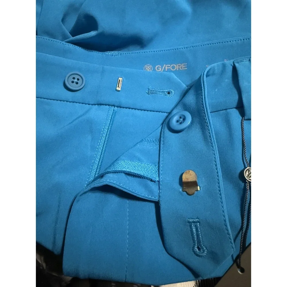 G/Fore Maverick Men Golf Shorts 40 Blue New Stretch Performance 8